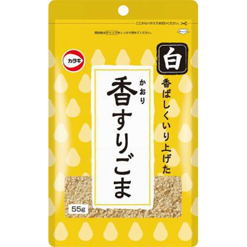 カタギ 香すりごま白 ５５ｇ 【今月の特売 乾物】 【購入入数１０個】