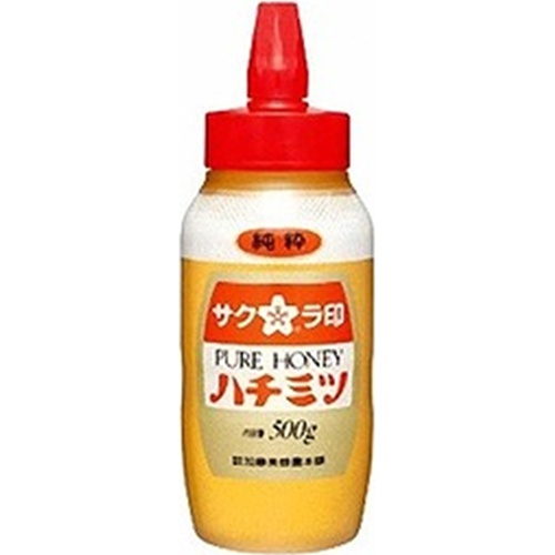 サクラ 蜂蜜 ５００ｇポリ 【今月の特売 嗜好食品】 △ 【購入入数１２個】