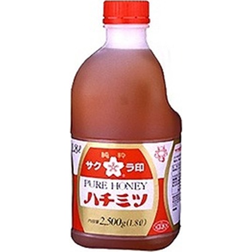 サクラ 蜂蜜 ２．５ｋｇポリ □お取り寄せ品 【購入入数６個】