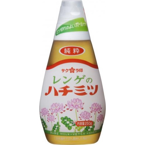 サクラ印 純粋レンゲのハチミツ２５０ｇ 【今月の特売 嗜好食品】 □お取り寄せ品 【購入入数１２個】