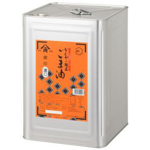 かどや製油 １６．５ｋｇ銀印ごま油（濃口）業務用 □お取り寄せ品 【購入入数１個】