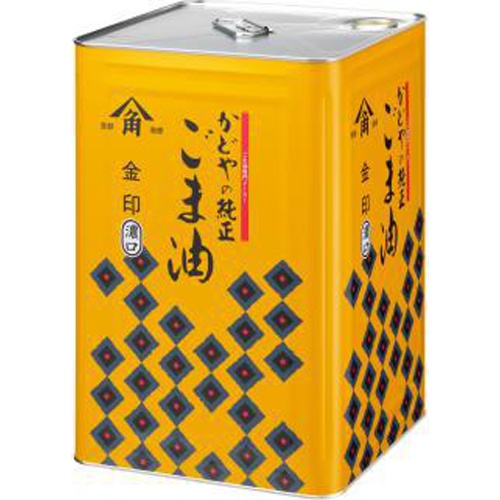 かどや製油 金印ごま油（濃口）１６．５ｋｇ業務用 □お取り寄せ品 【購入入数１個】