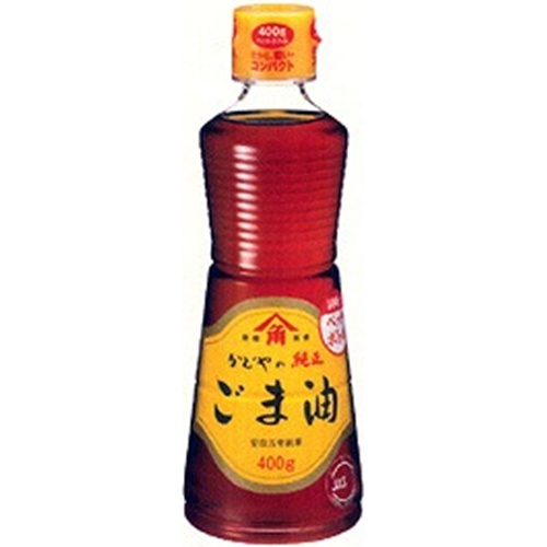 かどや製油 金印純正ごま油 ペット４００ｇ 【今月の特売 調味料】 【購入入数１２個】