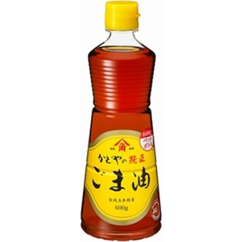 かどや製油 純正ごま油 ６００ｇ業務用 【今月の特売 業務用】 【購入入数１個】