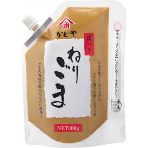 かどや製油 皮つきねりごま ３００ｇ業務用 □お取り寄せ品 【購入入数１２個】