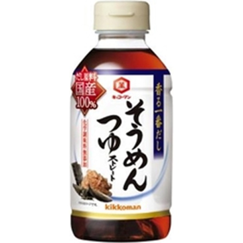 キッコーマン 香る一番だしそうめんつゆ３００ｍｌ □お取り寄せ品 【購入入数１２個】