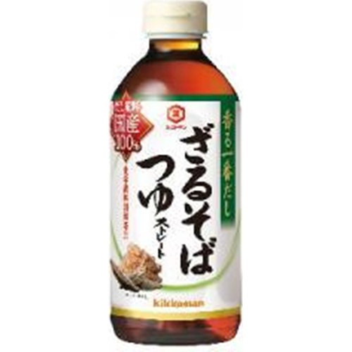 キッコーマン 香る一番だし ざるそばつゆ５００ｍｌ  【購入入数１２個】