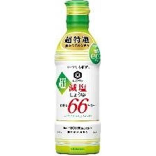 キッコーマン 新鮮 超減塩しょうゆ６６％カット４５０ｍｌ □お取り寄せ品 【購入入数１２個】