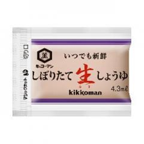 キッコーマン しぼりたて生しょうゆ業務用４．３ｍｌ１００入 □お取り寄せ品 【購入入数２０個】