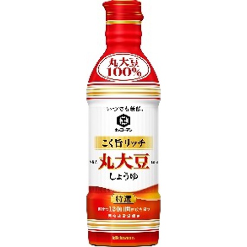 キッコーマン いつでも新鮮コク旨リッチ特選丸大豆４５０ｍｌ △ 【購入入数１２個】