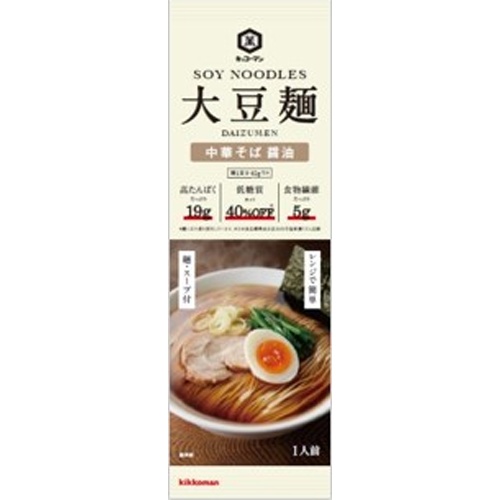 キッコーマン 大豆麺 中華そば醤油 ９２ｇ □お取り寄せ品 【購入入数１２個】