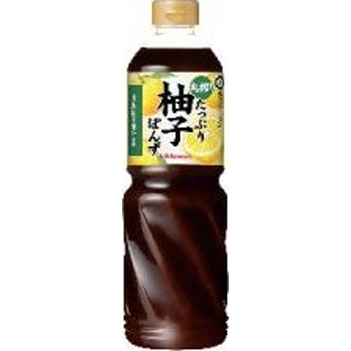 キッコーマン 丸搾りたっぷり柚子ぽんず１Ｌ業務用 □お取り寄せ品 【購入入数６個】