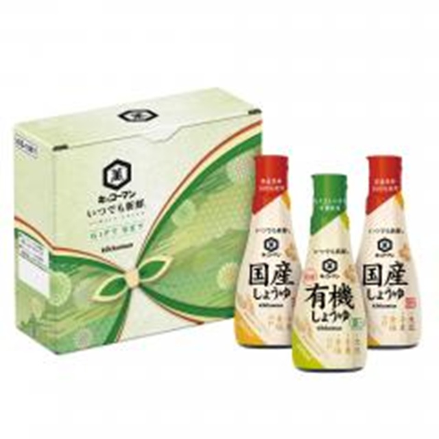 キッコーマン 国産しょうゆ・有機しょうゆのギフトセット 【新商品 11/1 発売】 □お取り寄せ品 【購入入数１０個】［包装紙は付いておりません］