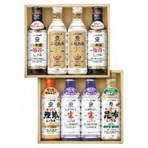 キッコーマン 生醤油と密封だし醤油ギフトＫＩＳ－３０Ｄ □お取り寄せ品 【購入入数３個】（包装紙は付いておりません）