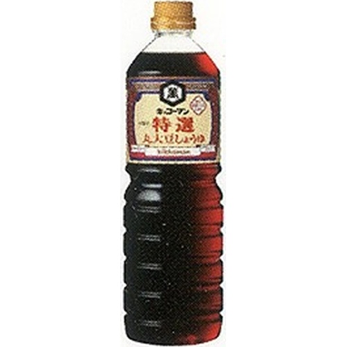 キッコーマン 特選丸大豆しょうゆ １Ｌ  【購入入数６個】