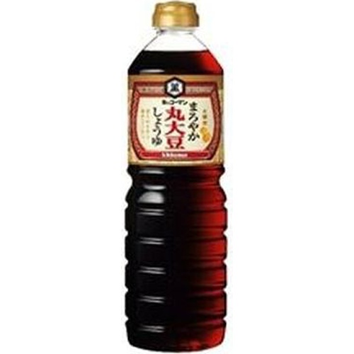 キッコーマン まろやか丸大豆しょうゆ １Ｌ □お取り寄せ品 【購入入数６個】