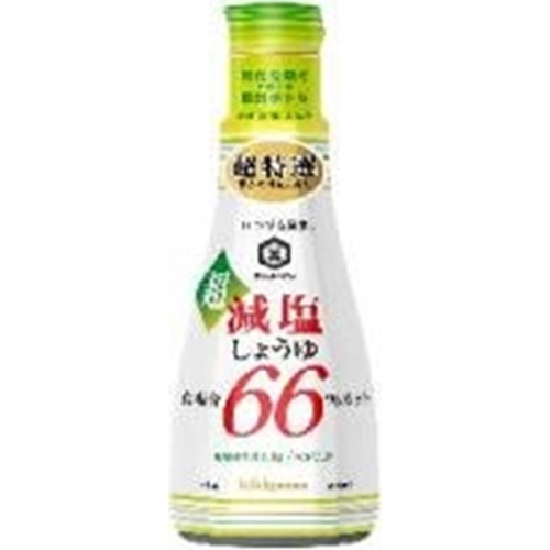 キッコーマン 新鮮 超減塩しょうゆ６６％カット２００ｍｌ □お取り寄せ品 【購入入数１２個】