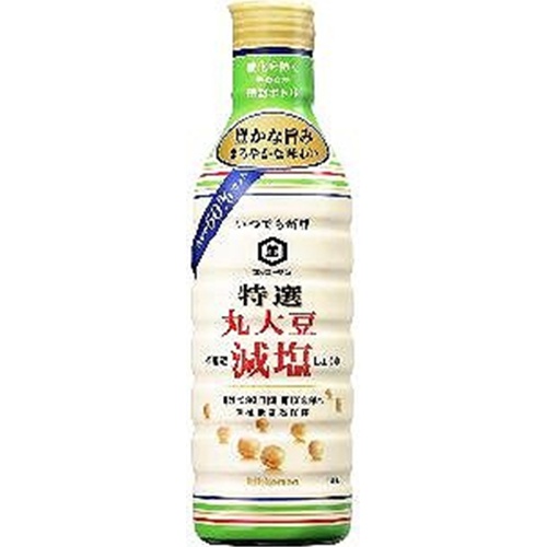 キッコーマン いつでも新鮮特選丸大豆減塩しょうゆ４５０ｍｌ □お取り寄せ品 【購入入数１２個】