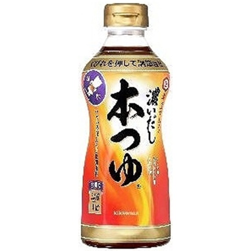 キッコーマン 濃いだし本つゆ ５００ｍｌ 【今月の特売 調味料】 △ 【購入入数６個】