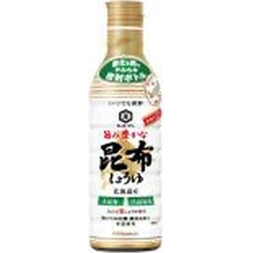 キッコーマン いつでも新鮮旨み豊かな昆布しょうゆ４５０ｍｌ △ 【購入入数１２個】