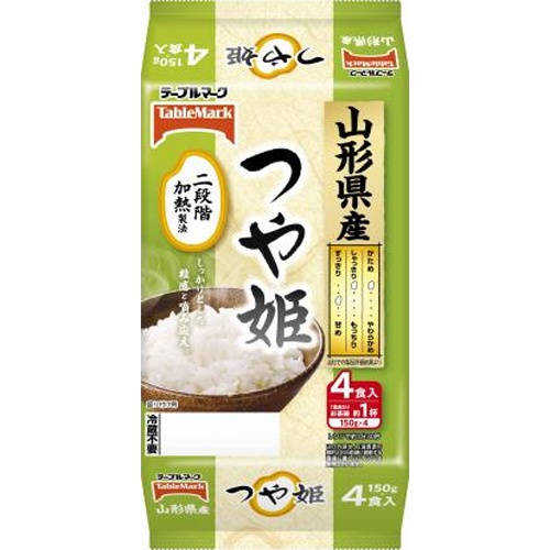 テーブルマーク たきたてご飯山形県産つや姫 分割４食 □お取り寄せ品 【購入入数８個】