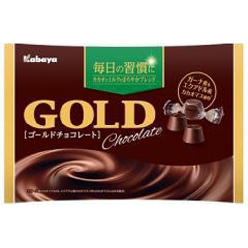 袋チョコ | カバヤ ゴールドチョコレート １５８ｇ