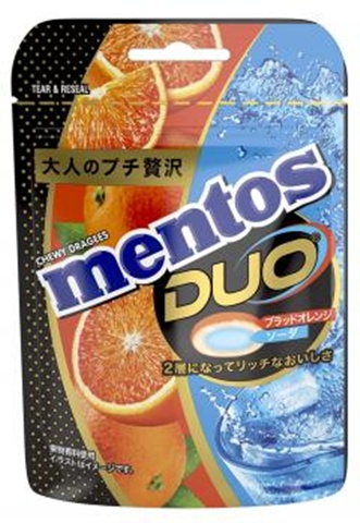 メントスＤＵＯ ブラッドオレンジ＆ソーダ 【新商品 9/15 発売】 □お取り寄せ品 【購入入数１６０個】
