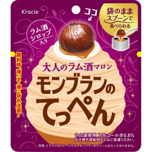 クラシエフーズ販売 モンブランのてっぺん６５ｇ 【新商品 8/4 発売】 □お取り寄せ品 【購入入数９６個】