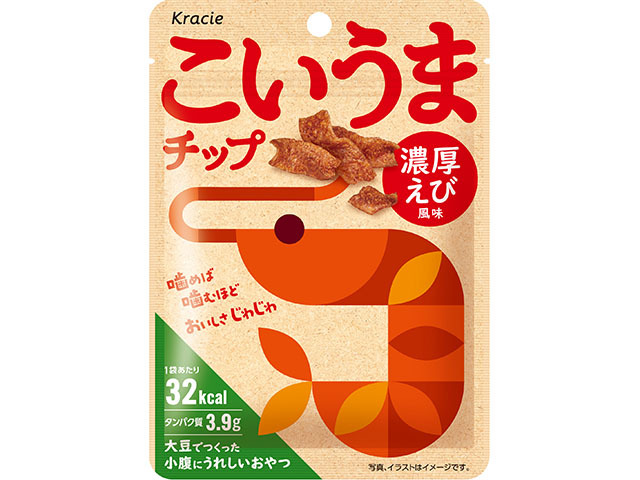 クラシエフーズ販売 こいうまチップ濃厚えび風味 【新商品 9/8 発売】 □お取り寄せ品 【購入入数１６０個】