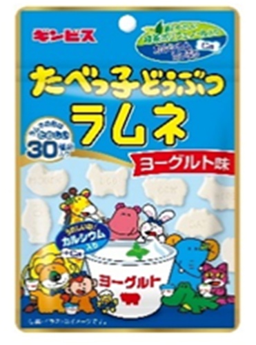 ギンビス たべっ子どうぶつラムネヨーグルト味３５ｇ 【新商品 3/31 発売】 □お取り寄せ品 【購入入数１２０個】