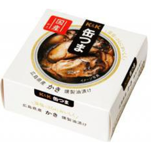 Ｋ＆Ｋ 缶つまＰ広島かき燻製油漬け Ｆ３号缶 □お取り寄せ品 【購入入数２４個】