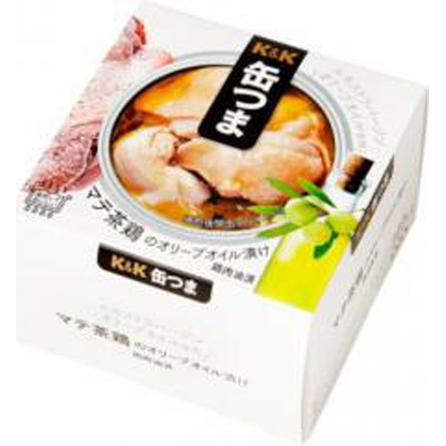 Ｋ＆Ｋ 缶つまＲマテ茶鶏オリーブオイル漬け 携帯缶 □お取り寄せ品 【購入入数２４個】