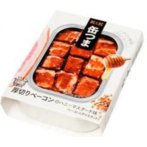 Ｋ＆Ｋ 缶つまＲベーコンハニーマスタード １０５ｇ □お取り寄せ品 【購入入数２４個】
