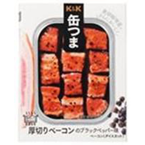 Ｋ＆Ｋ 缶つま 厚切ベーコンブラックペッパー１０５ｇ □お取り寄せ品 【購入入数２４個】