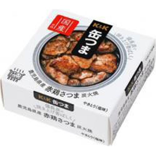 Ｋ＆Ｋ 缶つまＰ鹿児島赤鶏さつま炭火焼 Ｆ３号缶 □お取り寄せ品 【購入入数２４個】
