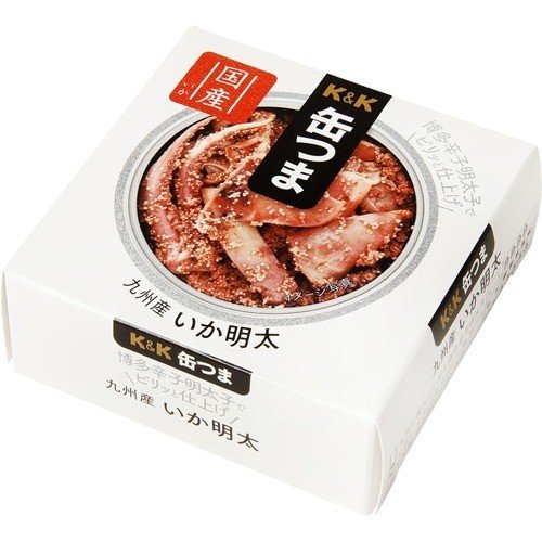 Ｋ＆Ｋ 缶つま九州産いか明太４５ｇ □お取り寄せ品 【購入入数２４個】