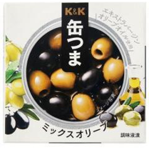 Ｋ＆Ｋ 缶つまレストランミックスオリーブ □お取り寄せ品 【購入入数２４個】