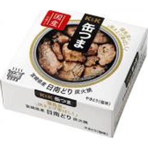 Ｋ＆Ｋ 缶つま 宮崎県産 日南どり炭火焼４５ｇ 【新商品 8/6 発売】 □お取り寄せ品 【購入入数２４個】