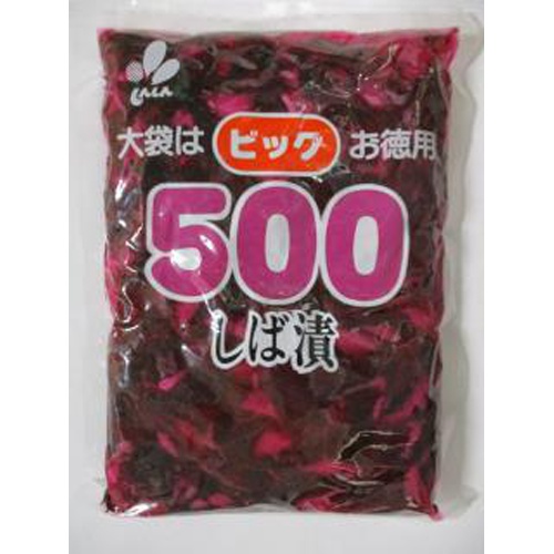 新進 ビッグ５００ しば漬５００ｇ業務用 【今月の特売 業務用】 □お取り寄せ品 【購入入数２０個】