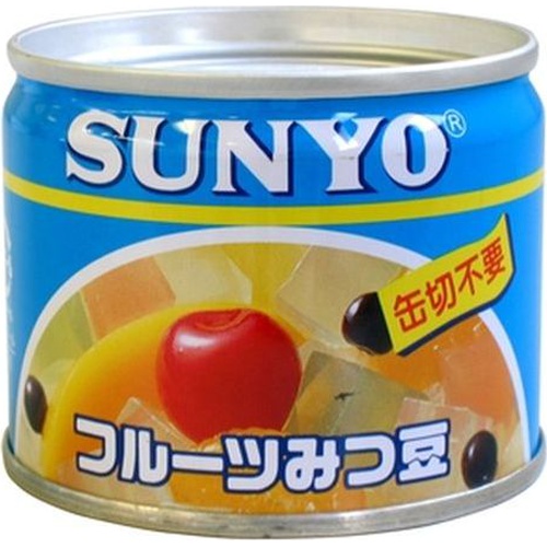 アイサンヨー フルーツみつ豆 ＥＯ８号 □お取り寄せ品 【購入入数４８個】