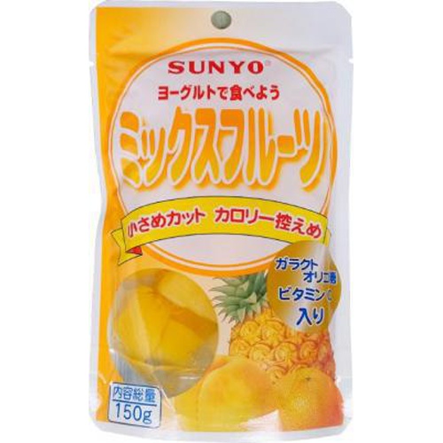 サンヨー ヨーグルトで食べようミックスフルーツ 【今月の特売 ビン・缶詰】 □お取り寄せ品 【購入入数１２個】