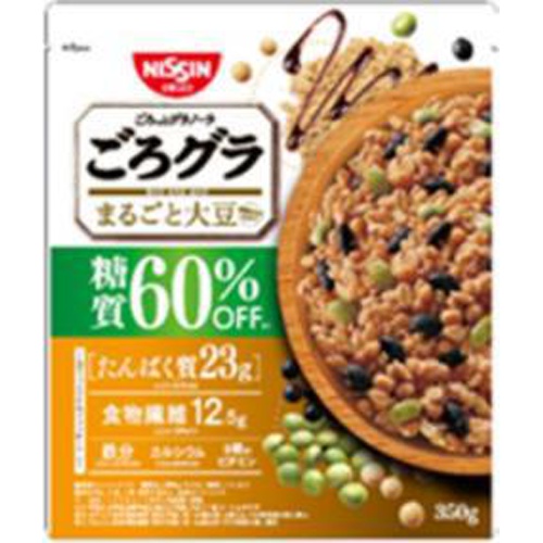 シスコ ごろグラ糖質６０％オフまるごと大豆３５０ｇ □お取り寄せ品 【購入入数１２個】