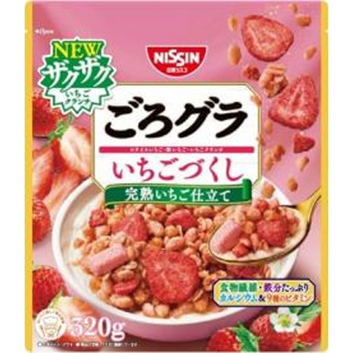 シスコ ごろグラ いちごづくし３２０ｇ 【新商品 3/4 発売】 □お取り寄せ品 【購入入数１２個】