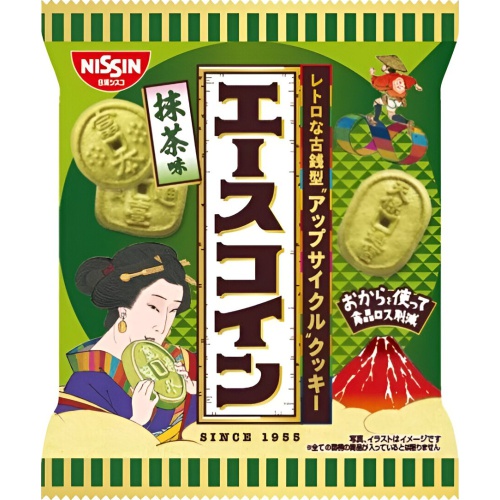 シスコ エースコイン抹茶味 ７５ｇ □お取り寄せ品 【購入入数２０個】