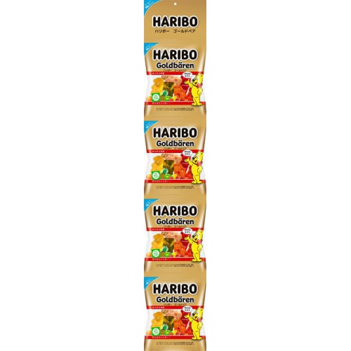 ハリボー ゴールドベア４連グミ □お取り寄せ品 【購入入数４０個】