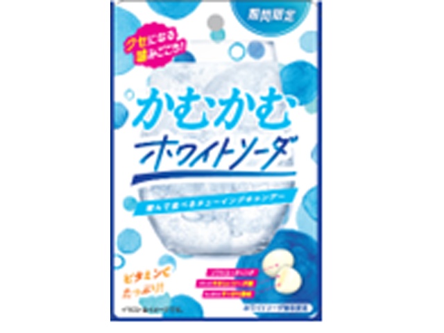 かむかむ ホワイトソーダ 袋３０ｇ 【新商品 9/1 発売】 □お取り寄せ品 【購入入数１２０個】