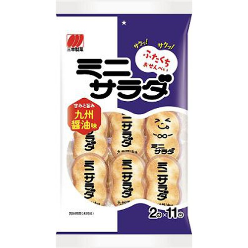 三幸製菓 ミニサラダ 九州醤油味６０ｇ △ 【購入入数１６個】