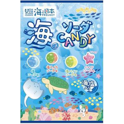 扇雀飴 海のソーダＣＡＮＤＹ ８０ｇ △ 【購入入数１０個】