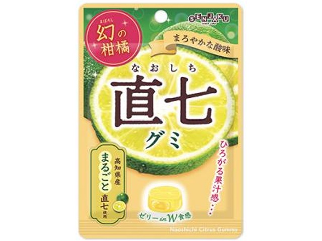 扇雀飴 幻の柑橘 直七グミ40g 【新商品 9/22 発売】 □お取り寄せ品 【購入入数72個】