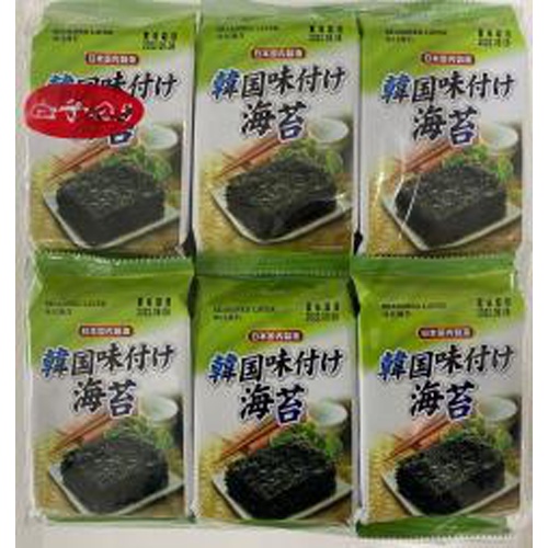 白子 韓国味付けのり １２Ｐ 【今月の特売 乾物】 □お取り寄せ品 【購入入数１２個】